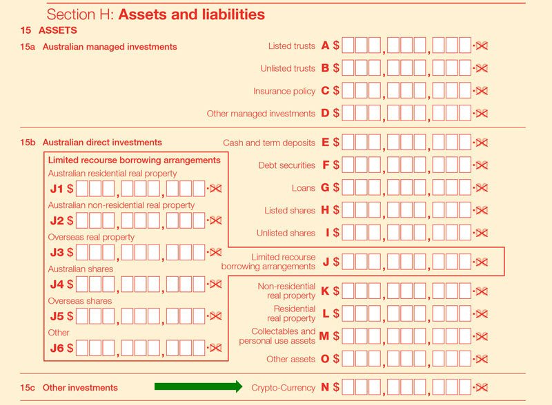 3. Section H – Assets and liabilities